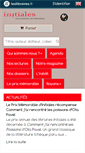 Mobile Screenshot of initiales.org